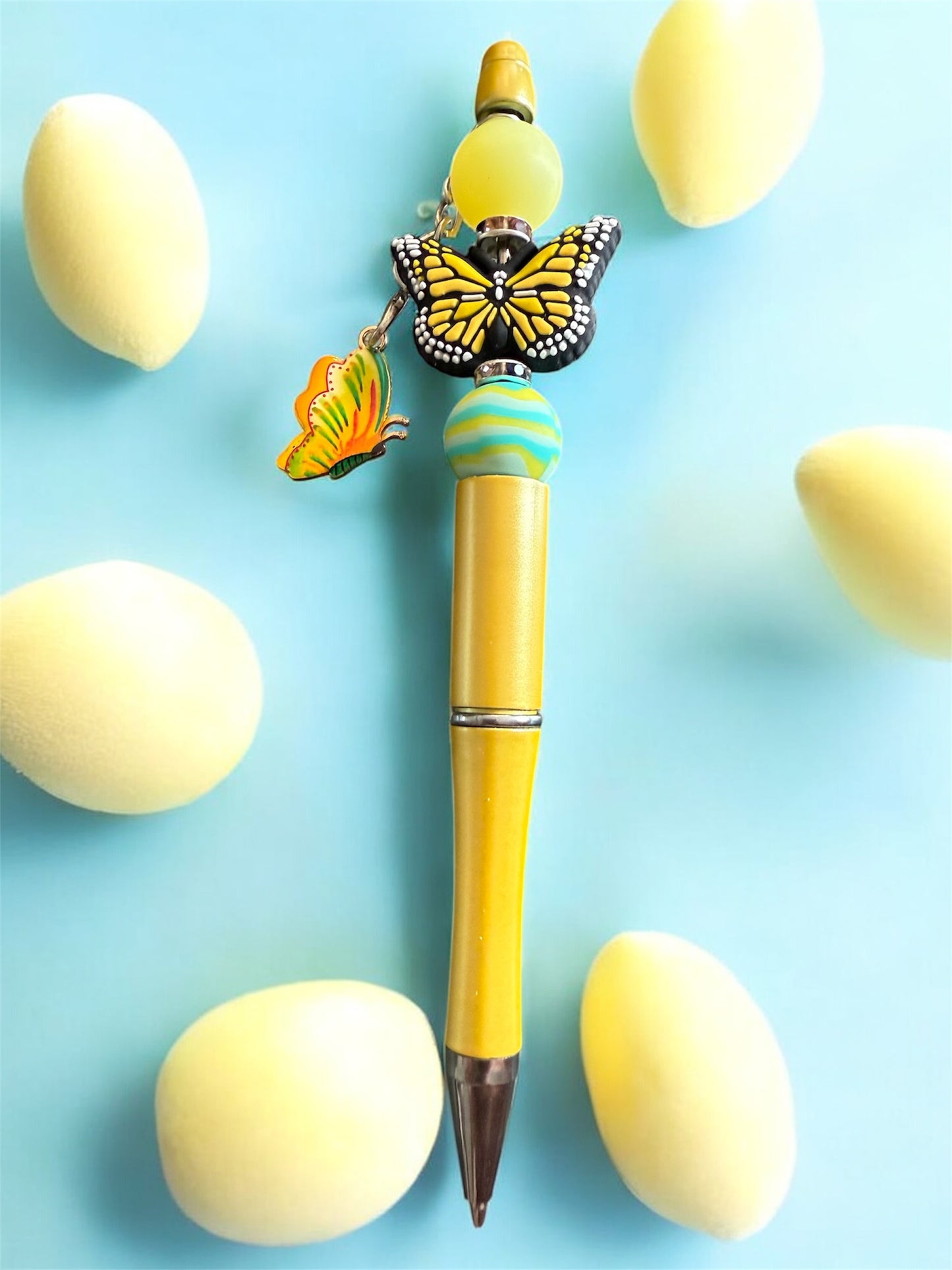 Beaded pens