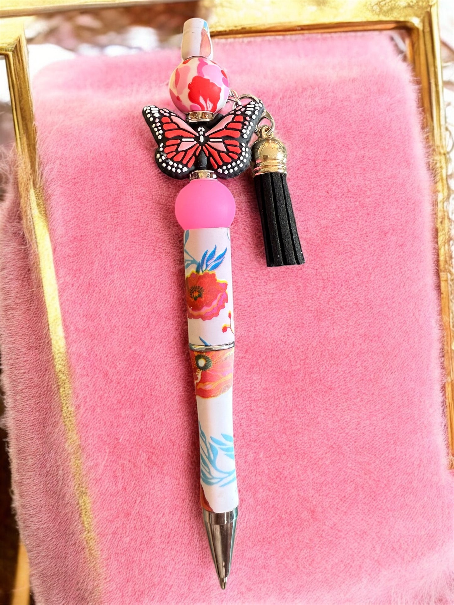 Beaded pens